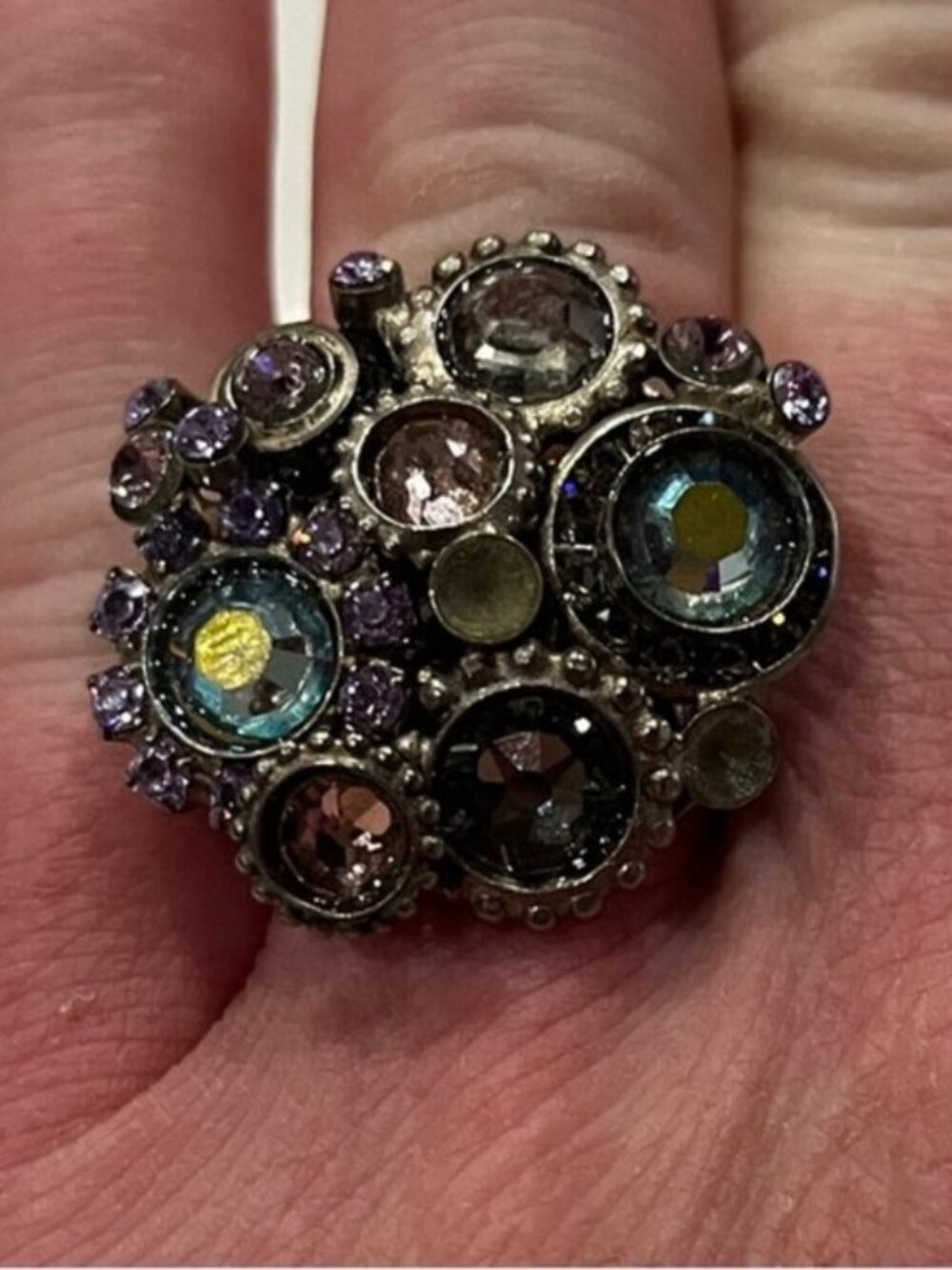 Sorrelli Multi-Stone Silver Ring